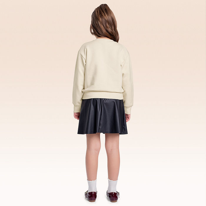 Blusão em moletom Paris laço