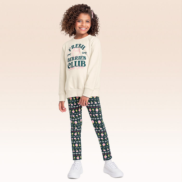 Conjunto blusão e legging