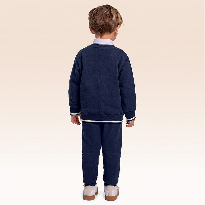 Conjunto blusão e calça moletom