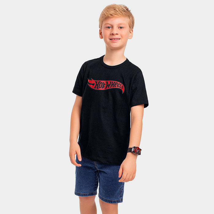 Camiseta com relevo 3d Hot Wheels