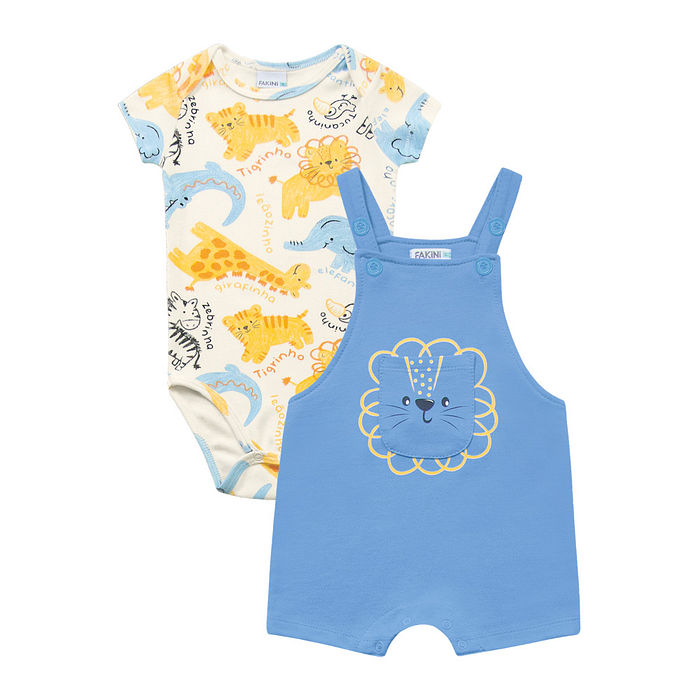 Conjunto Body e Macacão Safari