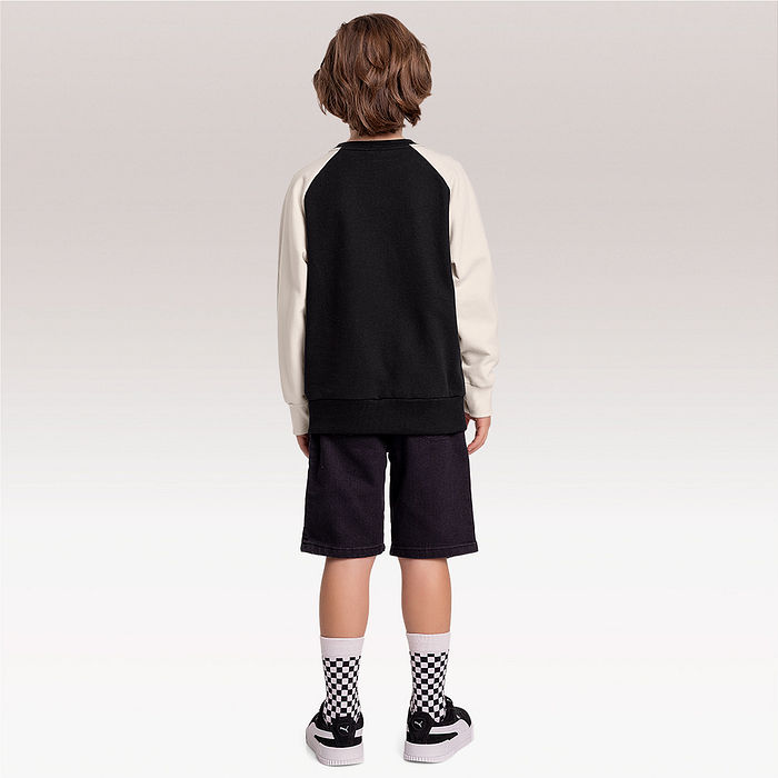 Blusão em moletom Hot Wheels