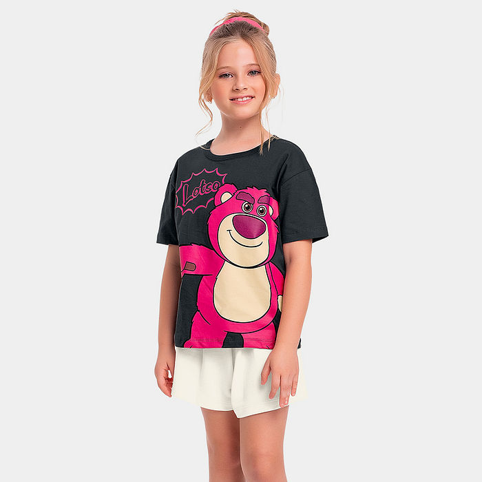 Conjunto blusa/short Lotso