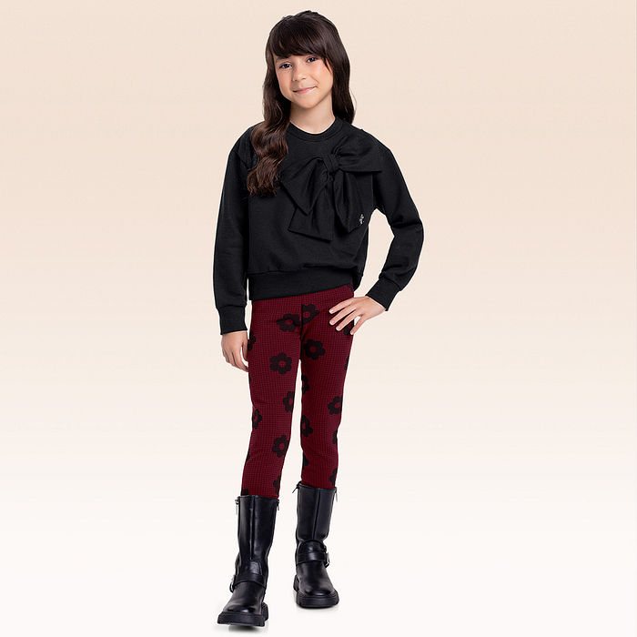 Conjunto blusão e legging