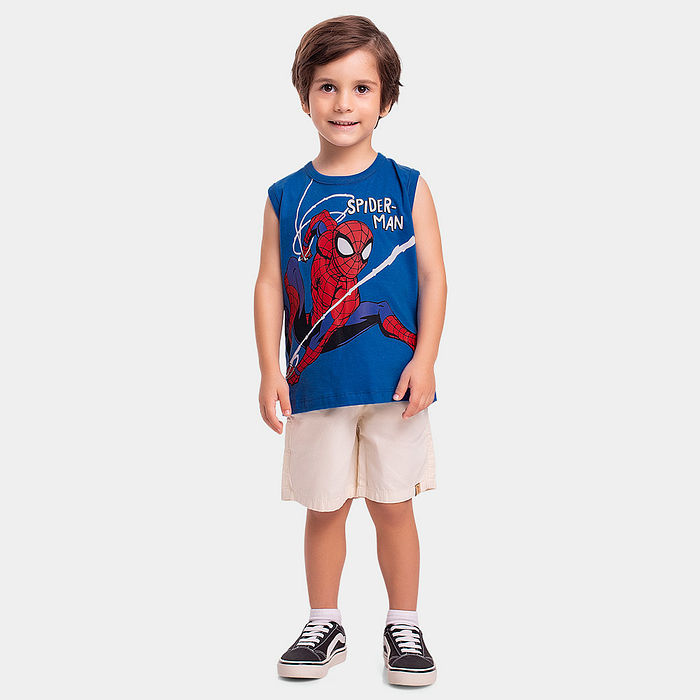 Regata infantil Homem Aranha