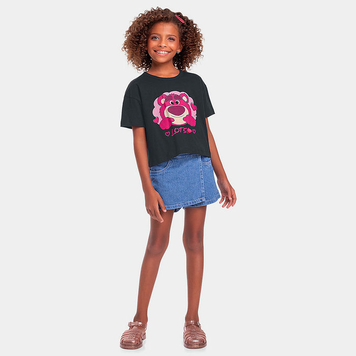 Blusa Lotso com aplique de pompom