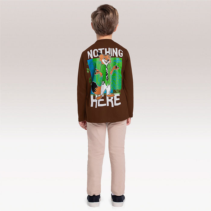 Camiseta manga longa Zootopia