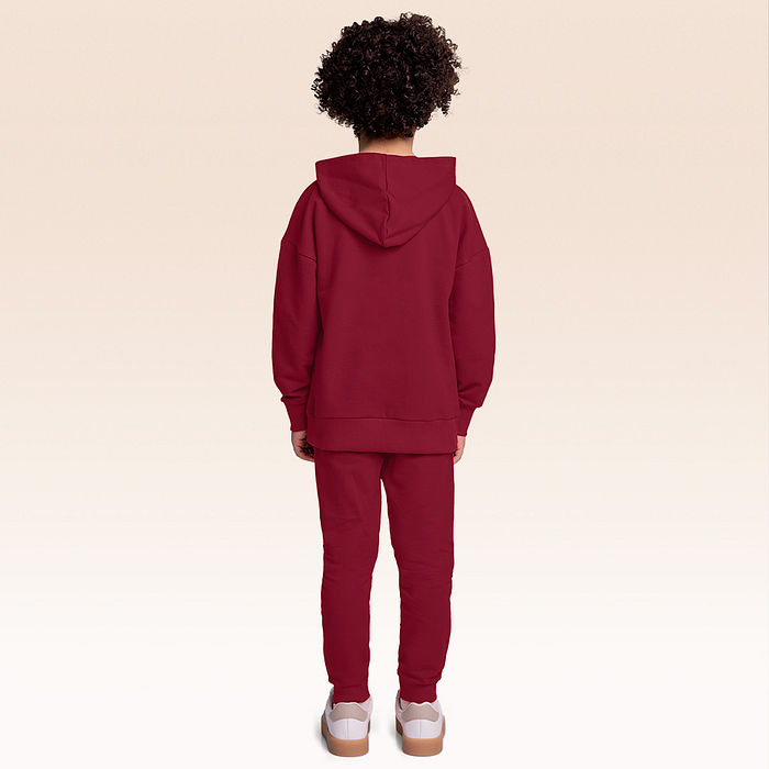 Conjunto blusão com capuz e calça