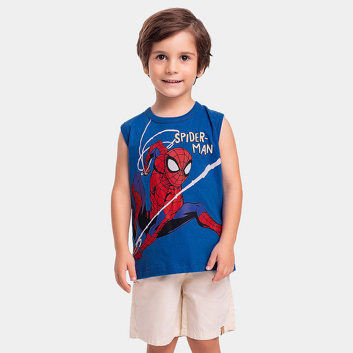 Regata infantil Homem Aranha