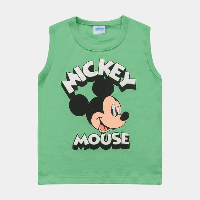 Regata infantil Mickey com relevo 3d