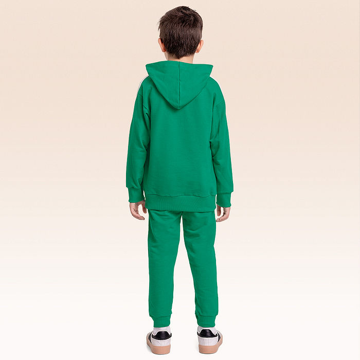 Conjunto blusão com capuz e calça