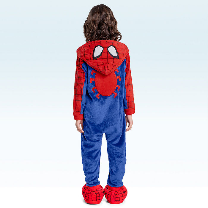 Kigurumi homem aranha em fleece