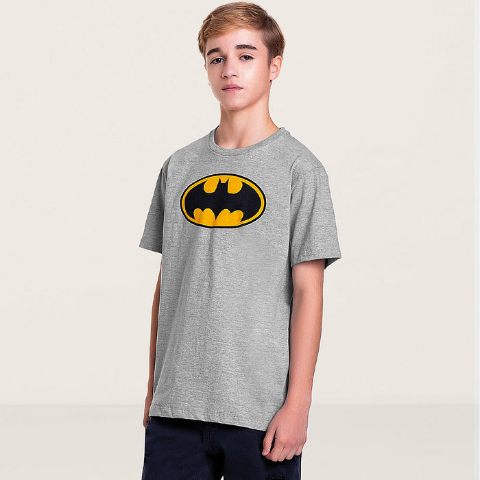 Camiseta em meia malha batman