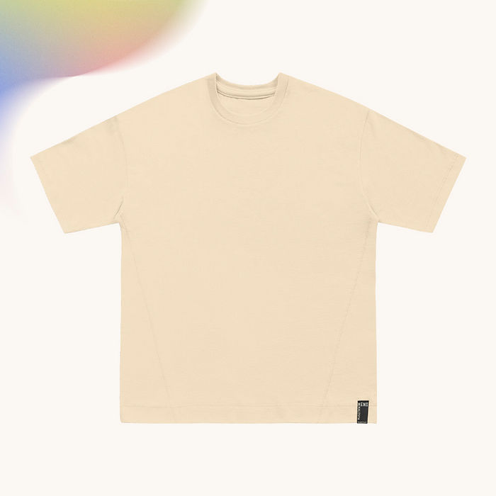 Camiseta em meia malha over