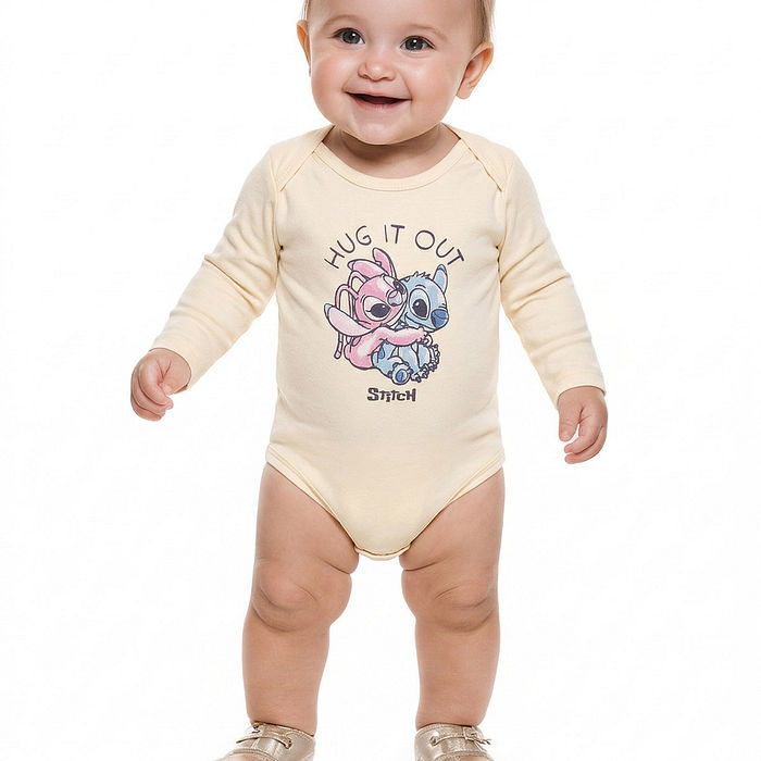 Body manga longa Lilo & Stitch