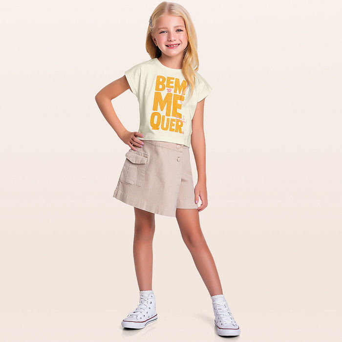 Blusa em meia malha bem me quer