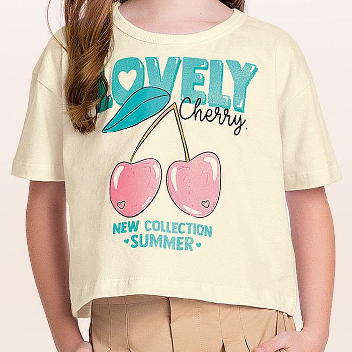 Blusa lovely cherry