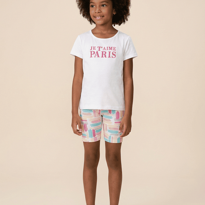 Conjunto blusa e bermuda ciclista