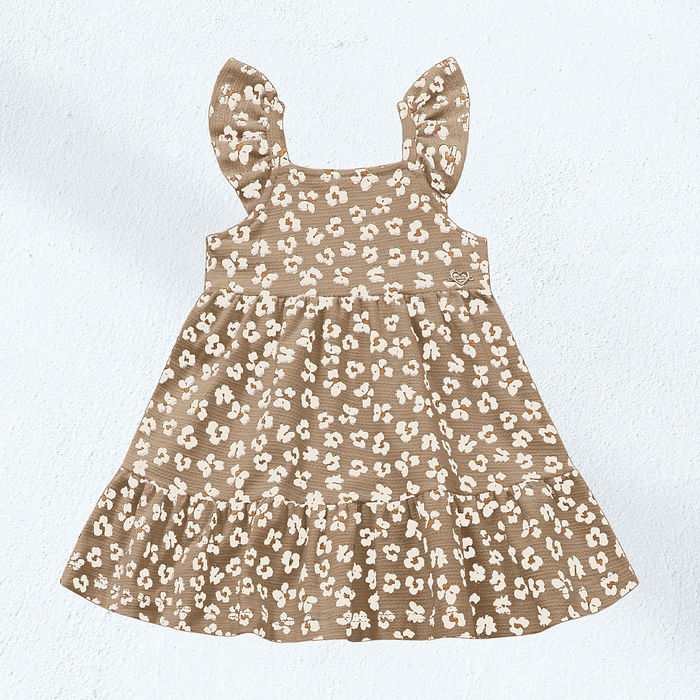 Vestido em malha florence animal print