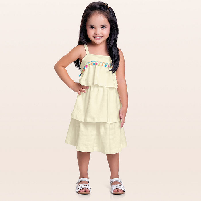 Vestido em malha florence fita tassel.