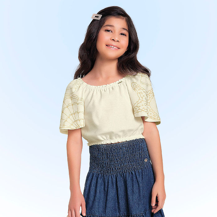 Blusa em malha florence