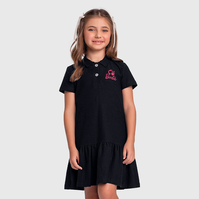 Vestido polo em malha florence Barbie