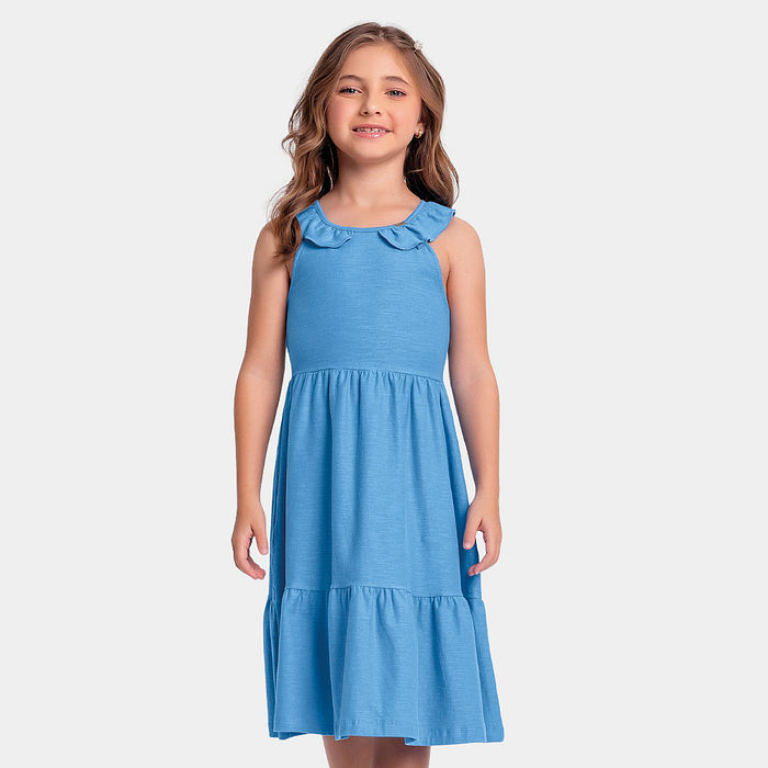 Vestido leve em cotton flamê