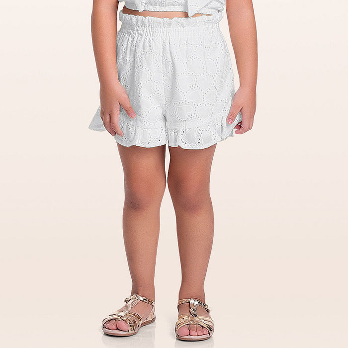 Short em laise coração