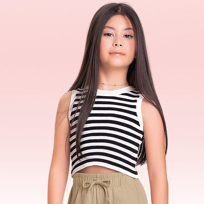 Regata em tricot fio cancun