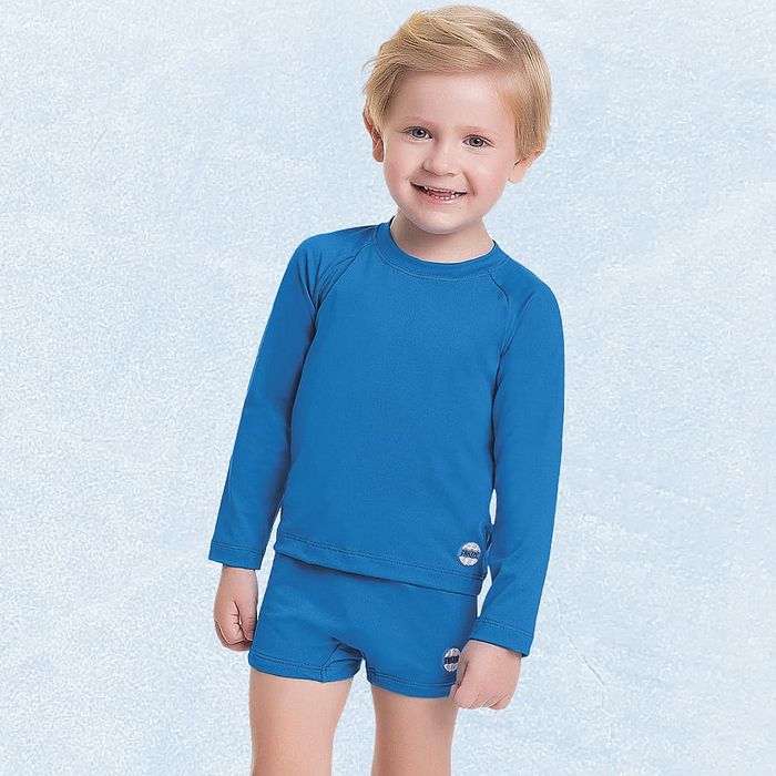 Sunga boxer com forro em cotton poliéster