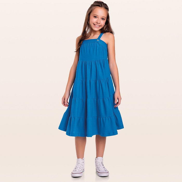 Vestido midi em malha florence lisboa