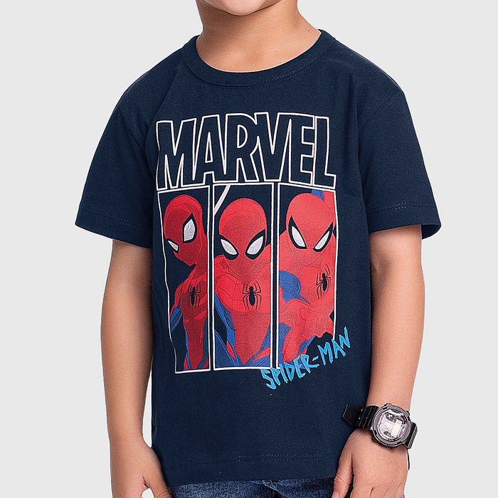 Camiseta do homem-aranha com silk relevo 3D
