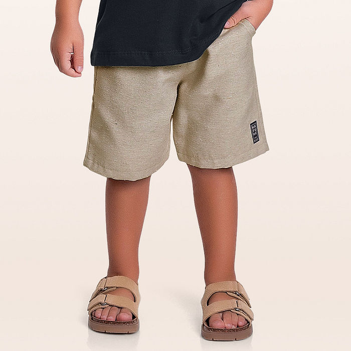 Bermuda em tecido eco lili