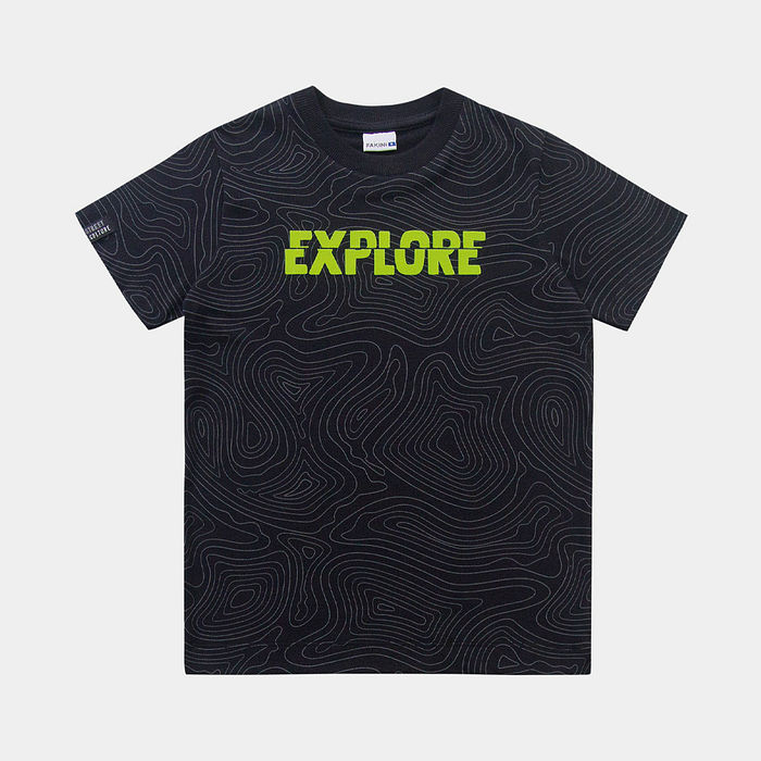 Camiseta explore em meia malha