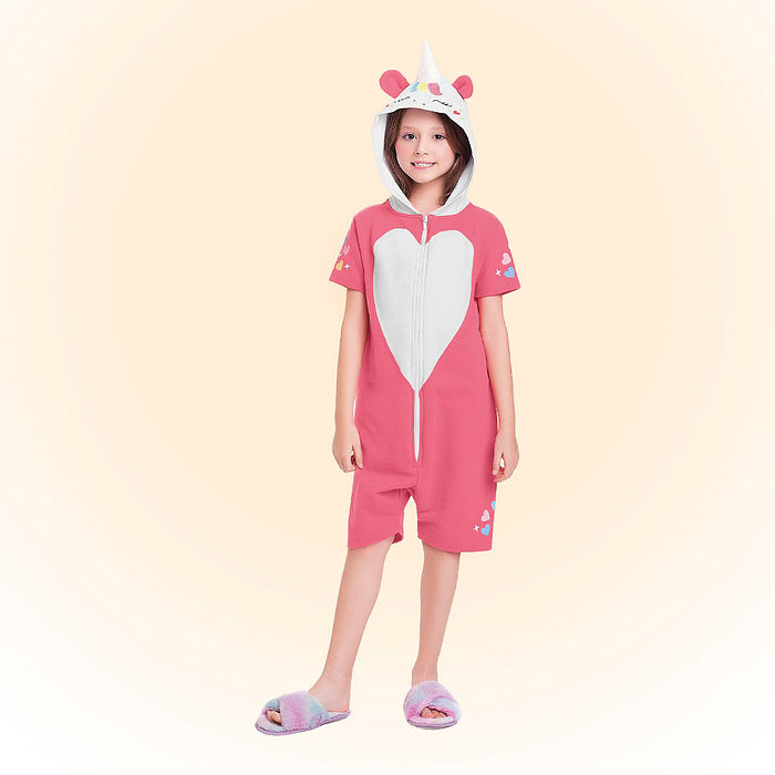 Kigurumi unicórnio em moletinho