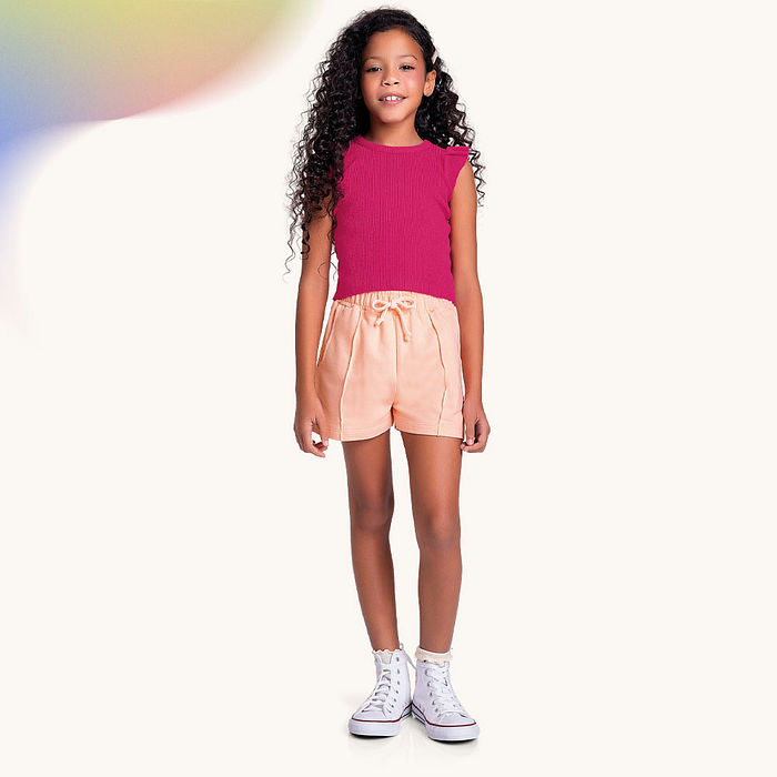 Blusa com detalhe na manga em tricot