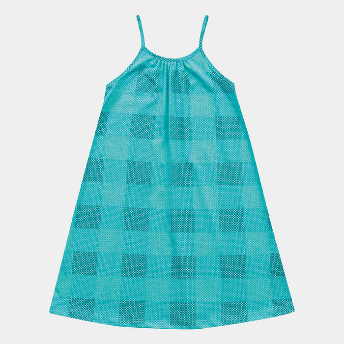 Vestido xadrez de alça