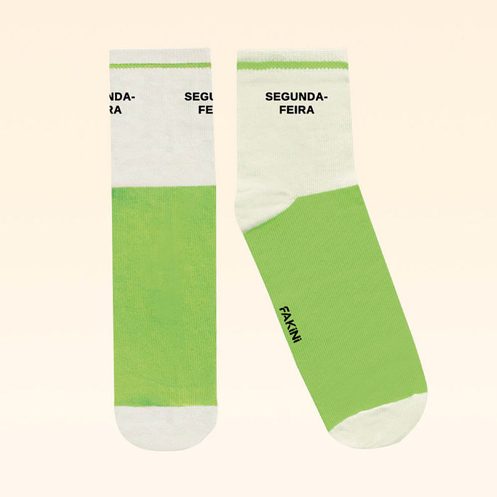 Kit meia cano curto dia da semana