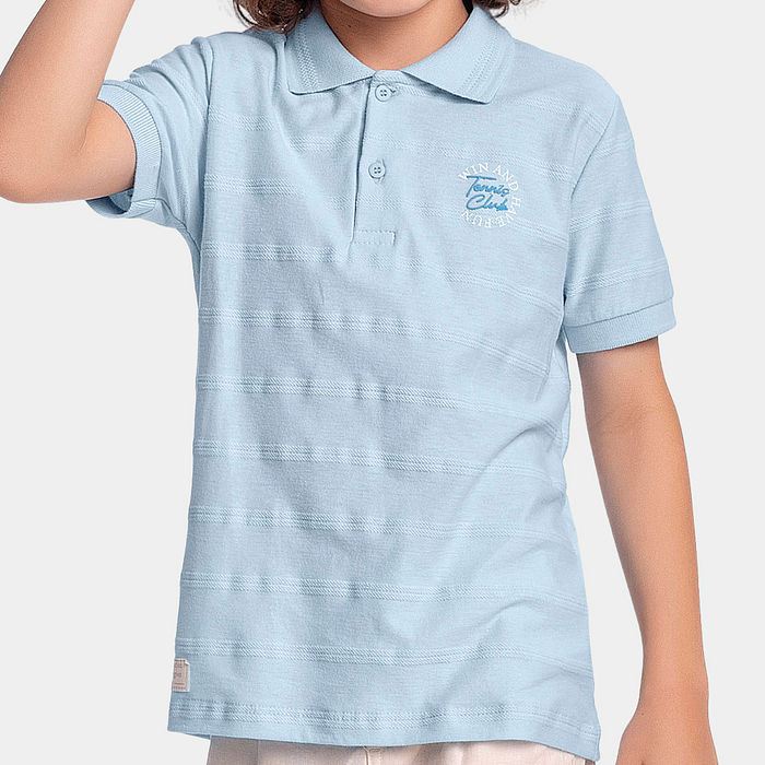 Camiseta malha com textura corente