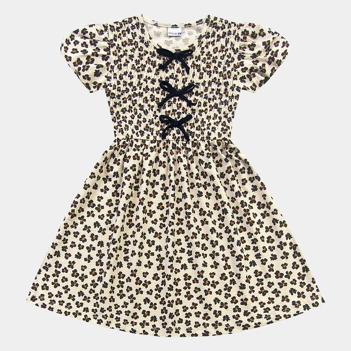 Vestido em malha florence animal print com lastex