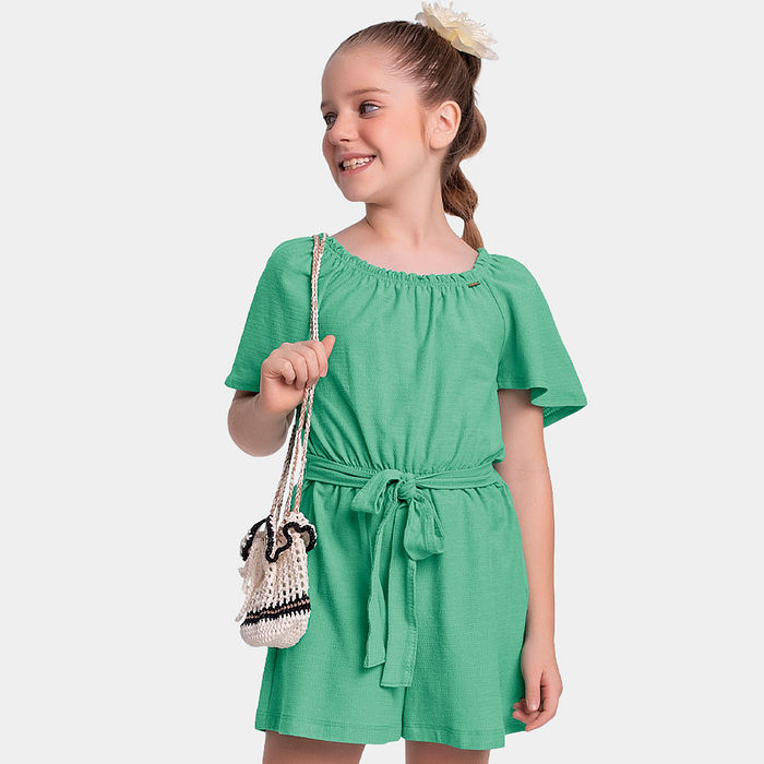 Macacão com amarração