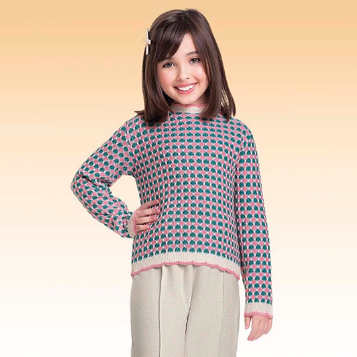 Casaco fechado em tricot