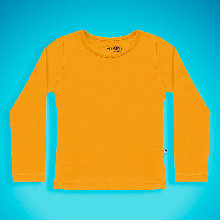 Blusa manga longa em cotton