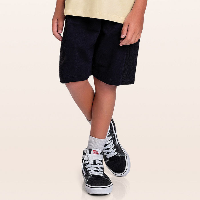 Bermuda em moletinho com bolso