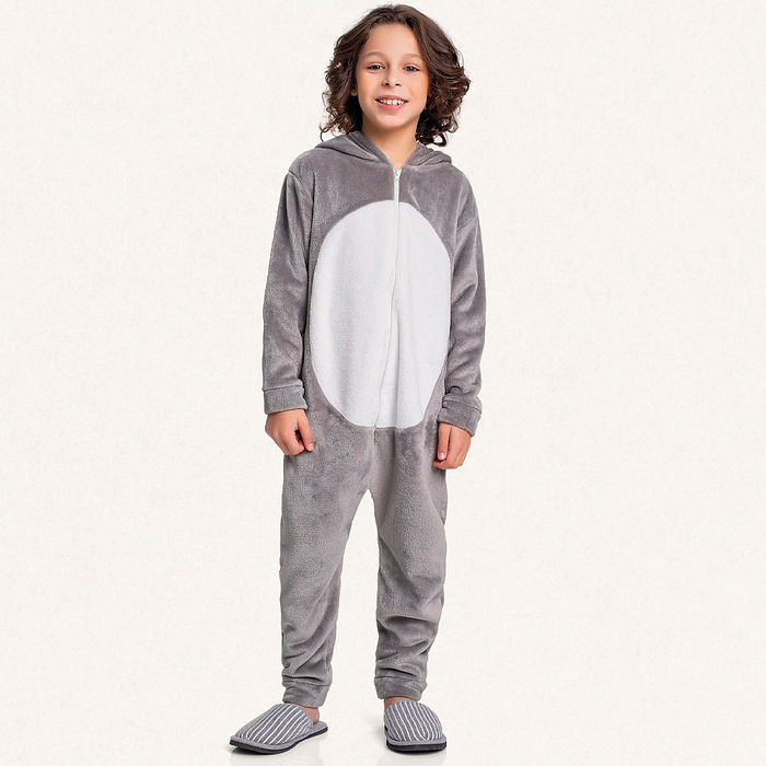 Kigurumi tubarão em fleece