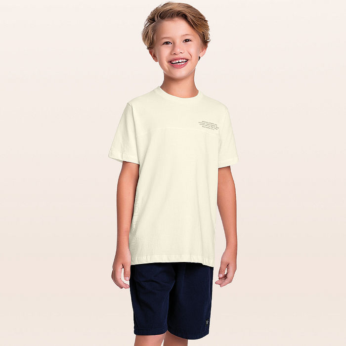 Conjunto camiseta e bermuda just enjoy