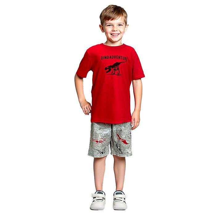 Conjunto Camiseta/Bermuda Dino