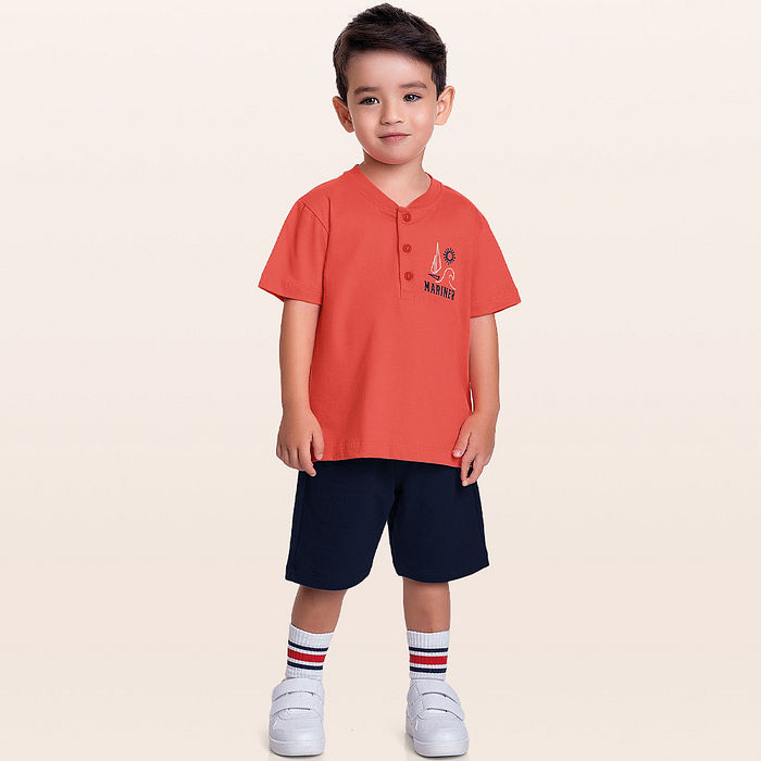 Conjunto camiseta e bermuda mariner
