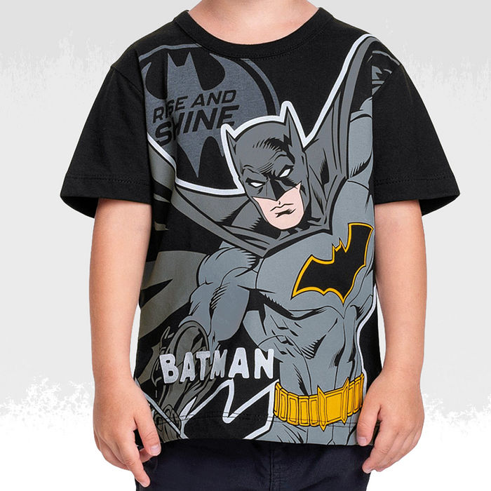 Camiseta do batman em meia malha
