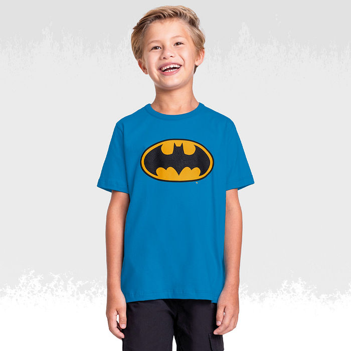 Camiseta batman meia malha